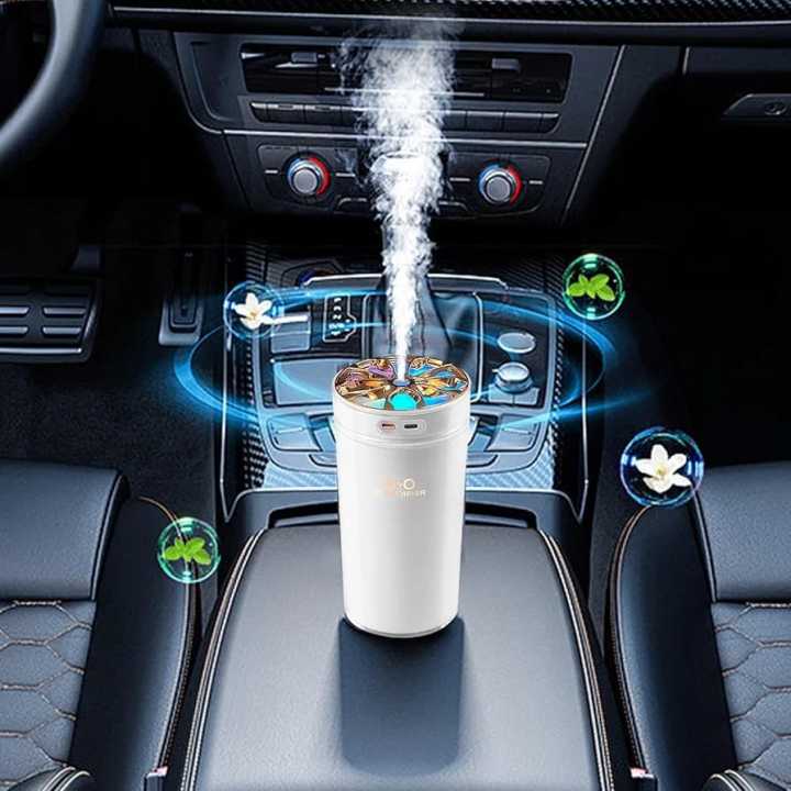 300ml Wireless Car Air Humidifier Timing Auto-off USB Diffuser Portable ...