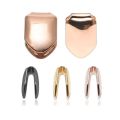 New Rock Unisex Trendy Teeth Mold Kit Solid Grillz Grill Gold Teeth Set Single Tooth Caps. 