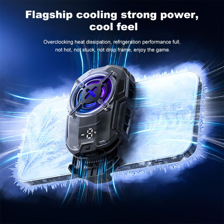 DL-16 27W Mobile Cooling Fan With Digital Display, Three Gears Freezing ...