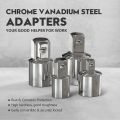 4 Pcs Square Impact Socket Adapters Converter Reducer Sets 1/4 Inch, 3/8 Inch, 1/2 Inch Ratchet Socket Set. 