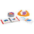 Brain Teasers Logic Spatial Reasoning Skills Toy 3D Tangram Jigsaw Board Puzzle Challenge Color Code Building Games for Children. 