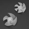 Small Power Mini Plastic Fan Blade 4/6 Leaves For Hairdryer Motor. 