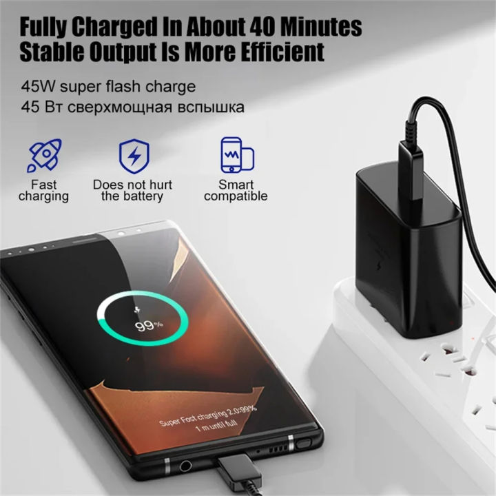 Original%20100%25%20Samsung%2045W%202.0%20Super%20Fast%20Charger%20with%20Type%20C%20to%20Type%20C%20Cable%20(Global%20Certified%20Charger)%20Pd%20Charger%20For%20all%20Mobile%20Phone%20S24+,%20S8%20Ultra,%20Note20%20Ultra,S24%20Ultra,%20Note10%20Plus,%20S22%20ultra%20Galaxy%20S10%20/%20S10E%20/%20S10+%20-%20Image%202
