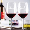 Custom Name DIY Bridal Party Glass Decal vinyl sticker for Classic Glasses - Personalized Bridal Titles for birthday. 