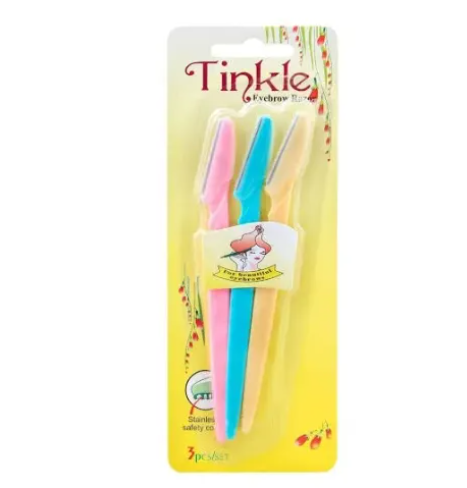 Twinkle Razor Dermaplaning Twinkle Eyebrow Razor For Girls | Pack of 3 Pcs | Eye Brow Removal ...