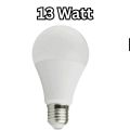 13W LED BULB WHITE E27 SCREW TYPE & B22 PIN TYPE. 