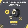 X8 Ultra MAX With COMPASS SMART WATCH. 