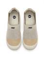 SHAZ FOOTWEAR Women's Beige Comfort Walk Slip-On - Lightweight Breathable Loafers for Ladies. 