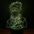 3D Naruto Anime Gifts Night Light for Kids 3D Optical Illusion Night Light 7 Colors Bedside Lights Table Lamp with Remote & Smart Touch,Christmas Birthday Gifts for Anime Fans. 
