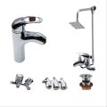 Bathroom set-shower set for bathroom complete-Bathroom set wallmounted complete , 90% made with Brass. 