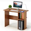 Computer Desk, Writing Desk, PC Laptop Home Office Study Table Home Table, Office Table Living Room Table With Bookshelf 2 in 1. 