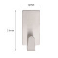 Adhesive Stainless Steel Towel Hooks / Family Robe Hanging Hooks / Hats Key Adhesive Wall Hanger. 