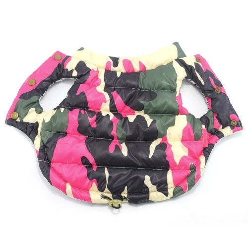 【Topnotch Store】Double-sided Wear Dog Clothes Pet Warm Vest Jacket Clothing Coat For Small Dogs Pets Chihuahua Bulldog L