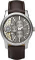 Fossil Twist Brown Leather Strap Brown Dial Quartz Watch for Gents - ME1098. 