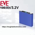 EVE 3.2V 100Ah LF100LA LiFePO4 Battery Lithium Iron Phosphate Cell for E-Car Electric. 