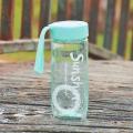 Hot and Cold Water Bottles for Girls- Acrylic Glass sunshine green- 300ml. 