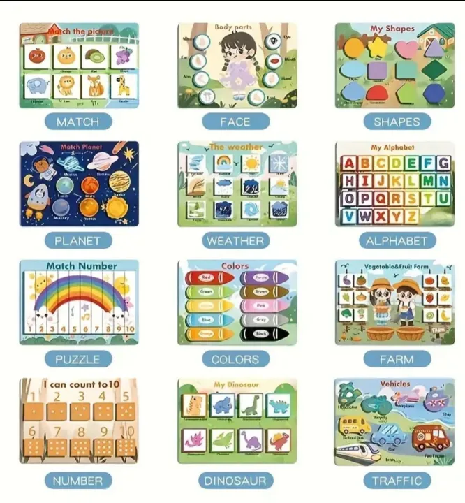 Montessori%20Quiet%20Busy%20Book%20for%20Toddlers%20%E2%80%93%2012%20Theme%20Learning%20Activity%20Book%20for%20Kids%20%7C%20Educational%20Sticker%20Book%20for%20Baby%20Early%20Development,%20Preschool%20&%20Homeschooling%20-%20Image%208