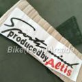 Sports Mind Produced by ALTIS Car Sticker for Car Bonnet and Body BLACK RED. 
