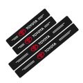 4PCS Car Waterproof Carbon Door Sill 3D Protector Sticker For Toyota Car Accessories Protective Door Sill Sticker Car Stickers Stickers For Car. 