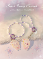 Colorful Flower Beaded Mobile Phone Charm Strap Chain Lanyard Women Girl Jewelry Phone Holder Beads Pendant Cherry - Mobile Charm - Pink. 