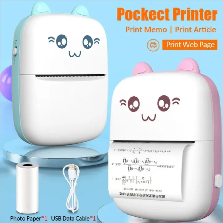Mini%20Printer,%20Photo%20Printer,%20Bluetooth%20Thermal%20Printer,%20Pocket%20Printer%20with%2013%20Rolls%20of%20Thermal%20Paper,%20USB%20Portable%20Mobile%20Printer,%20Wireless%20Photo%20Printer%20for%20Smartphone%20Black%20White%20without%20Cartridge%20-%20Image%202