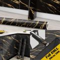 Marble Sheet - Marble Sheet Sticker - 60cm x 100cm/200Cm Marble Sheet Texture Design PVC Waterproof Self adhesive Wallpaper Sticker sheet Furniture New Skin Kitchen Cabinet Paper Stickers sheet Oilproof Table top Sticker sheet. 