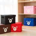 Panda Design Storage Bag Cartoon Printed Folding Storage Bins Quilt Basket Kid Toys Organizer Storage Boxes Cabinet Wardrobe Storage Bags. 