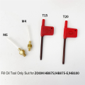 ZOOM Hydraulic Brake Bleed Kit Replacement Spare Parts for ZOOM Brake System, Filling Oil Kit, Funnel Set Bike Repair Tool. 