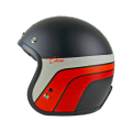 Motorcycle Helmet - Origine Classic Matt Black - Vintage Helmet. 
