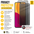 2 Pcs Samsung A06 Privacy Protector | 45° HD Tempered Glass Anti Spy Privacy Screen Protector (Pack of 2). 