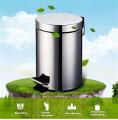 Bathroom toilet 12L stainless steel garbage bin Mini dustbin small kitchen trash can eco-friendly waste bin. 