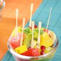 Techmanistan 100 Piece's Bamboo Mini Tasting Forks Fruit Picks 3.5 Inch Mini Bamboo Forks, Wooden Fruit Forks, Small Appetizer Forks, Cocktail Forks, Fruit Forks, Appetizer Toothpicks. 