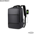 BAGSTREET 15.6 Laptop Backpack with USB Port, Water Proof, Shock Proof, Unisex Travelling Backpack - Black. 