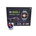 D9 Watch 4 Pro Smartwatch - 49mm OLED Display, Multi-Sport Mode, Waterproof - 7+1 Strap Set. 