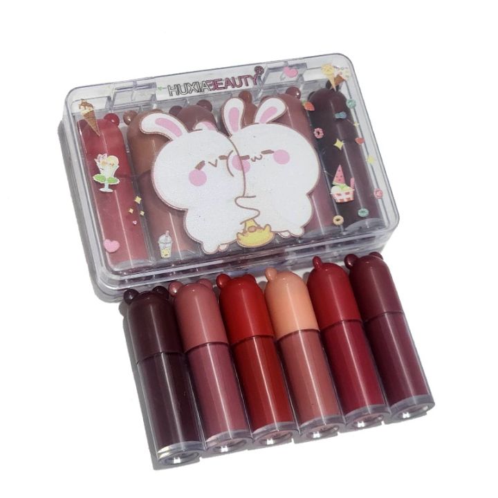 Huxia%20beauty%20High%20Quality%20Makeup%20Nourishing%20Matte%20Organic%20Waterproof%20Lipstick%206%20piece%20%20Set%20%20For%20Girls%20And%20Womens%20-%20Image%202