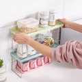 1pcs Plastic Kitchen Rack Seasoning Storage Rack. 
