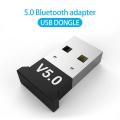 USB Bluetooth Adapter BT 5.0 USB Wireless Receptor Bluetooth Speaker File Receiver Transmitter Dongle Laptop By Sialvi Computer. 