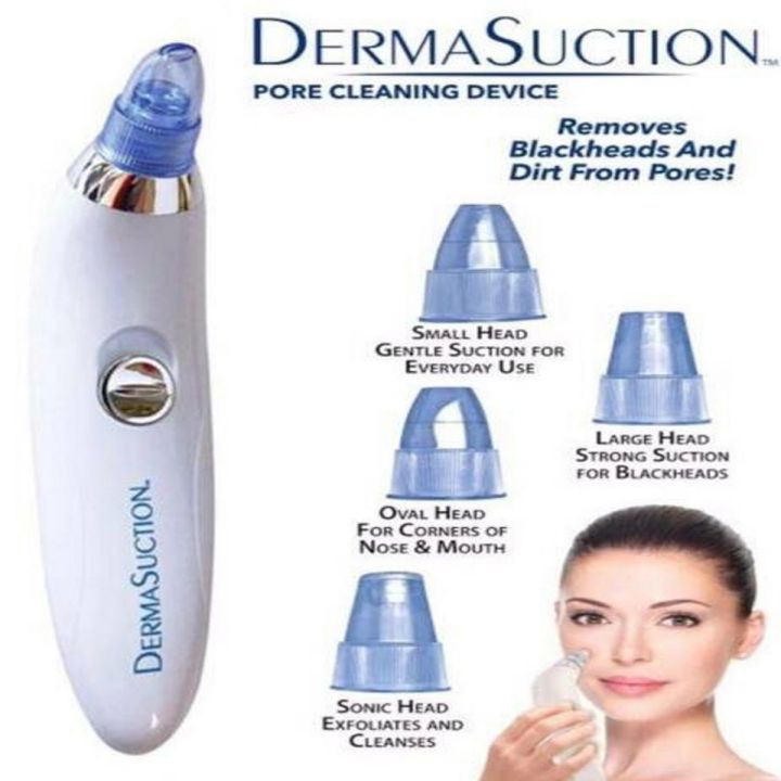 Derma Suction Vacuum Skin Cleanser | 4 in 1 Multi-function Blackhead Remover Tool | Remover Kit Skin Cleaner | Pimple Removal Tool | Acne Removal Tool