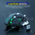 Premium Wireless Gaming Mouse RGB with 6 Buttons + Free Mouse Pad & 3-Levels DPI Control - Breathing LED Light 2.4G Optical Wireless Mouse with Side Buttons for PC Gaming, Laptop, Pubg, Mobile - By Unique Mall. 