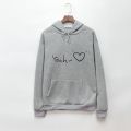 Yeah you cute printed couple best friends pullover hoodies. 