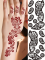 New Mehndi stickers, Henna stencils, Henna stickers ( NW 0051 ). 