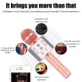 WS 858 Portable Wireless Bluetooth Microphone Rechargeable Karaoke Singing Mic for Kids and Adults, Perfect for Home and Party Use. 