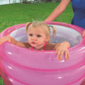 Bestway Kids Inflatable Pool & Bath Tub Collection, Infltable Kiddie 2 Ring & 3 Ring Pools, Pink Pool for Baby Girl 0r Blue Pool for Baby Boy, 2.3 ft 51033, 2 foot 51061, 5.4 feet 51115, 2.8ft 51116, Protable Bath Tubs, Children Water Pool for Summers. 