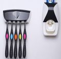 Multicrafts Automatic Toothpaste Dispenser with Toothbrush Holder Wall Mounted Multicolor. 