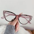 Retro Transparent Frame Anti-UV Blue Rays Glasses PC Vision Care Computer Goggles Ultra-light Flat Mirror Eyewear Women Girls. 