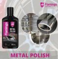 FLAMINGO Metal Polish for chrome, brass, copper, nickel, stainless steel and other metals.. 