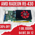 AMD RADEON R5 430 [ 1GB, GDDR 5, 64 BIT, DX 12 ] GAMING GRAPHIC CARD. 