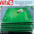 Note Books For APS School With plastic coves |APS School - Big Size Note Book- Pack of 6 (Urdu, English, Math). 