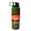 1500ML Stainless Steel Water Bottle Insulated Thermos Vacuum Flask Large Capacity Outdoor Water Bottle with Leather Cover/Pouch. 