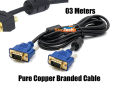 VGA / Display Cable for Computer CPU/ Laptop  to  LCD / LED. 
